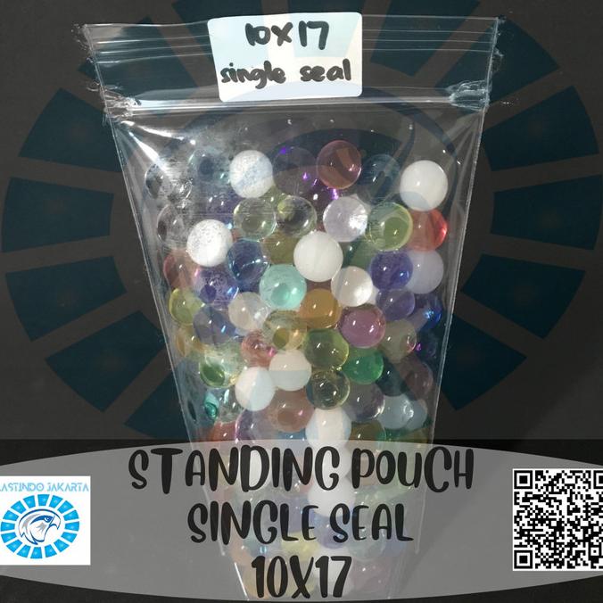 (PER PACK) STANDING POUCH ZIPLOCK KLIP PUDOT 10X17 CM