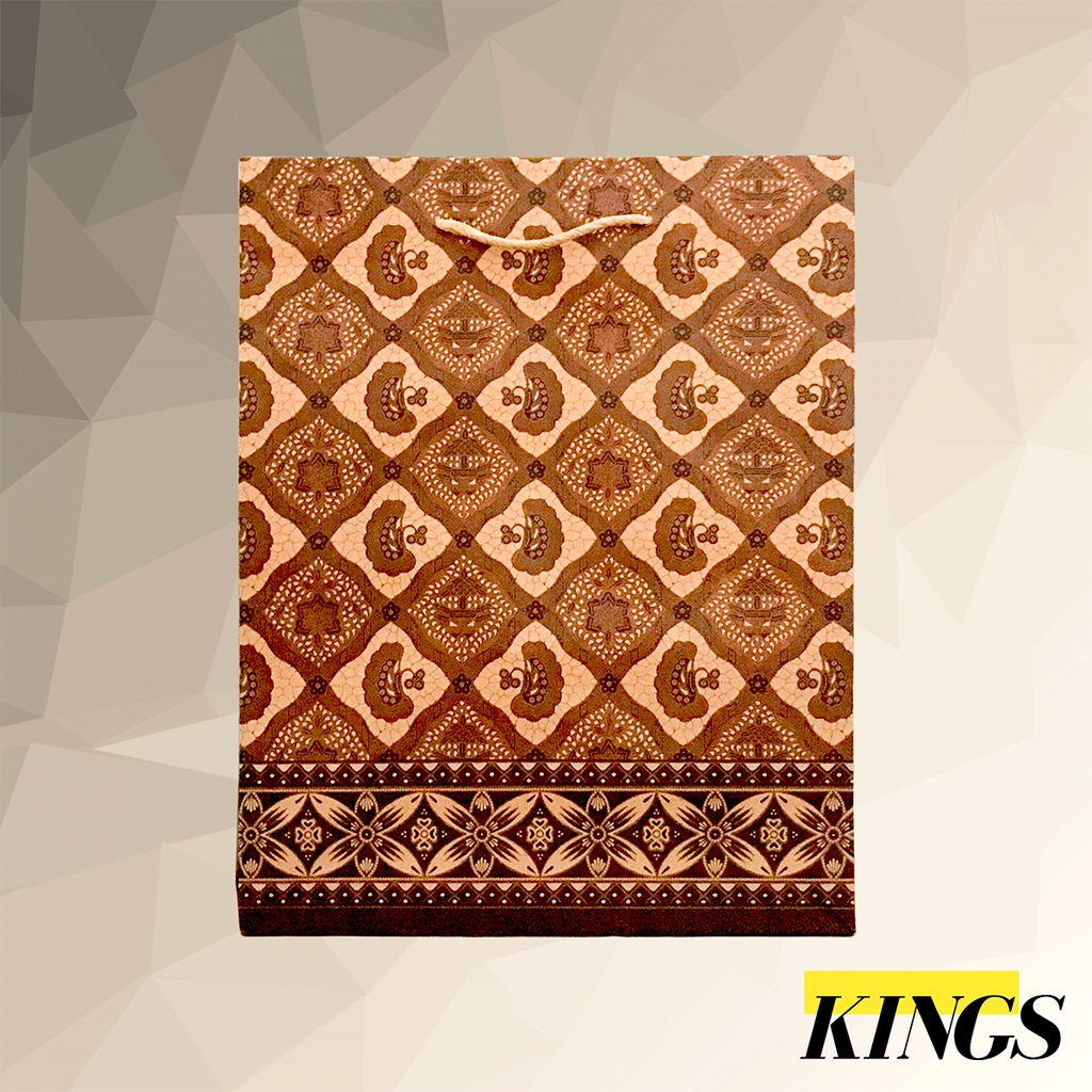 

RB 10 PCS Kiky Paper Bag Kraft Batik Small