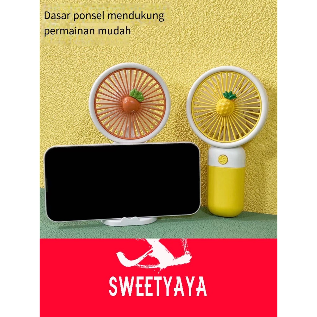 BUAH MINI IMUT KIPAS ANGIN MINI GENGGAM Cute / Kipas Lipat PORTABLE / Mini Fan KIPAS 178