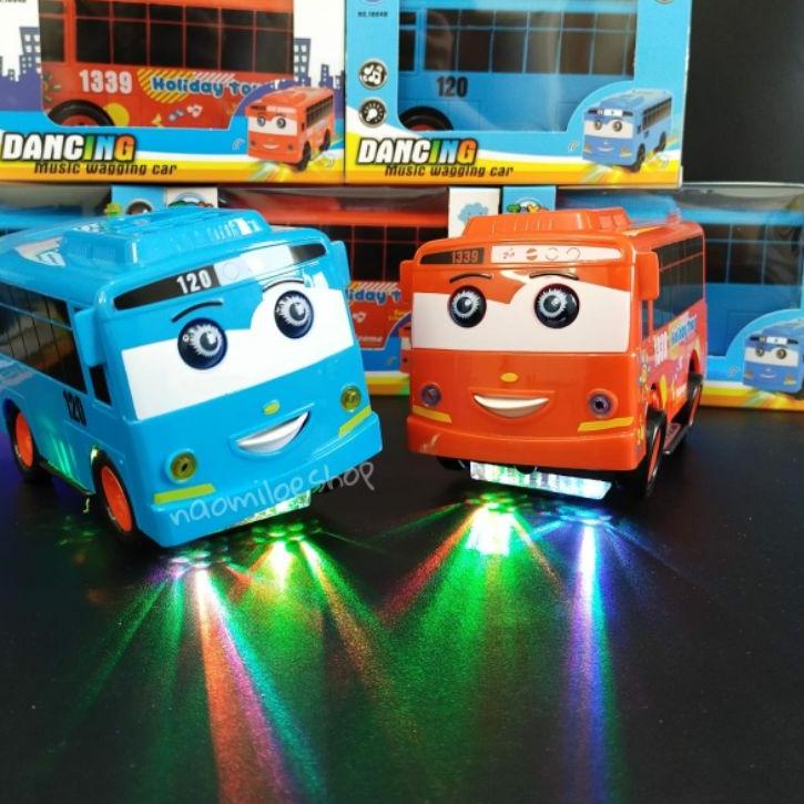 Paling Dicari MAINAN TRUK OLENG MAINAN TAYO OLENG DANCING ROBOT MOBIL BUS TAYO ADA LAMPU DAN MUSIK