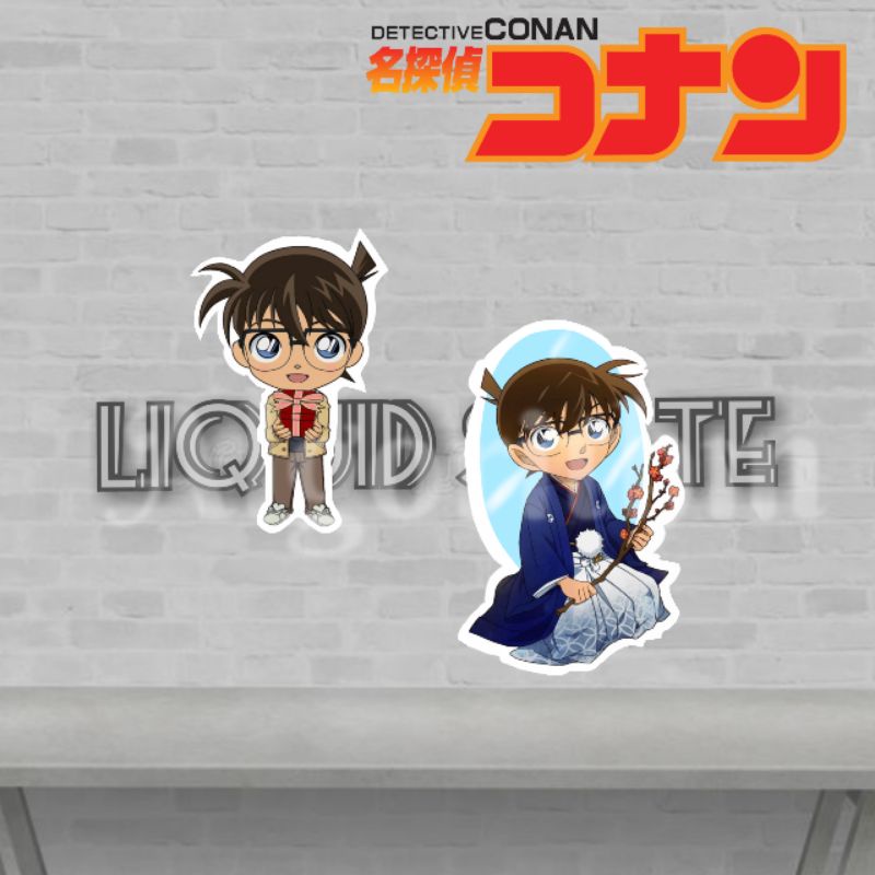 

Stiker Custom Anime Detective Conan Shinichi Kudo Conan Edogawa - Stiker Custom Vinyl