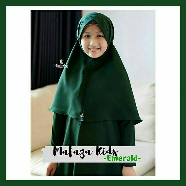 MAFAZA Kids Emerald/Gamis Anak Hijab Alsa