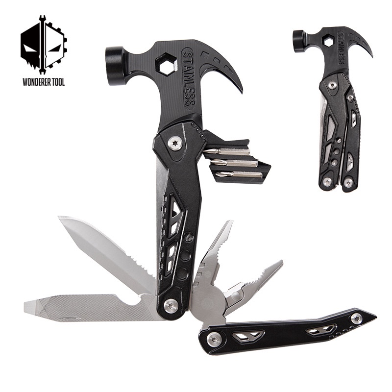 WONDERER TOOL MQ042 13 in 1 Multitools Survival Camping Folding Tool