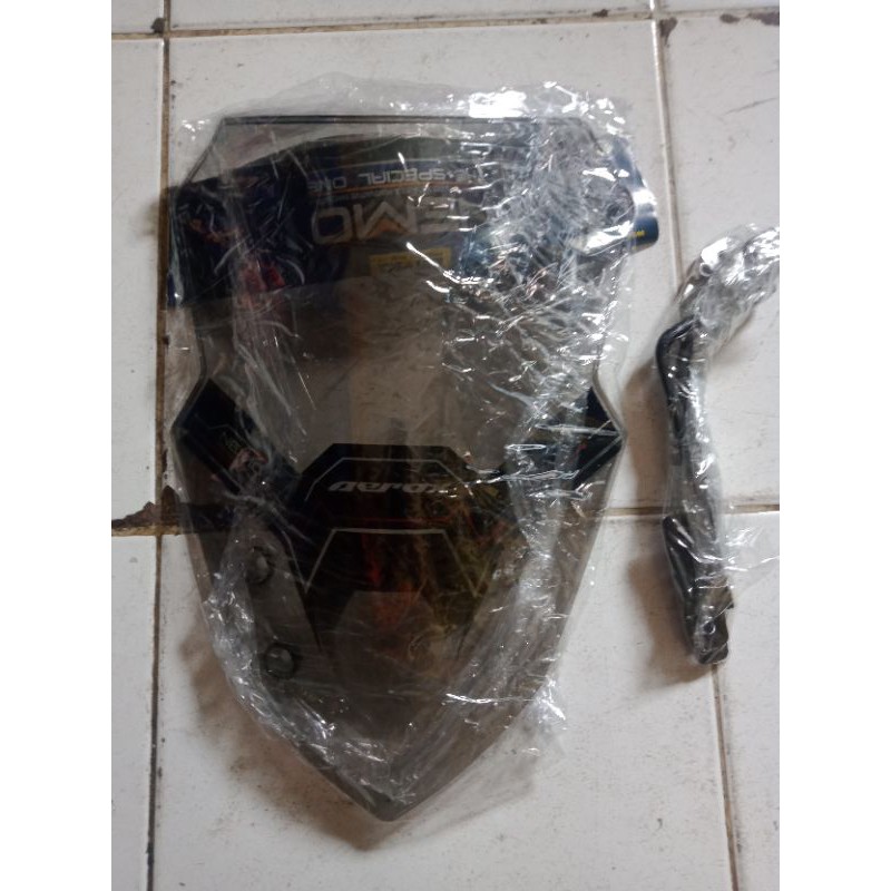 visor aerox riben plus bracket