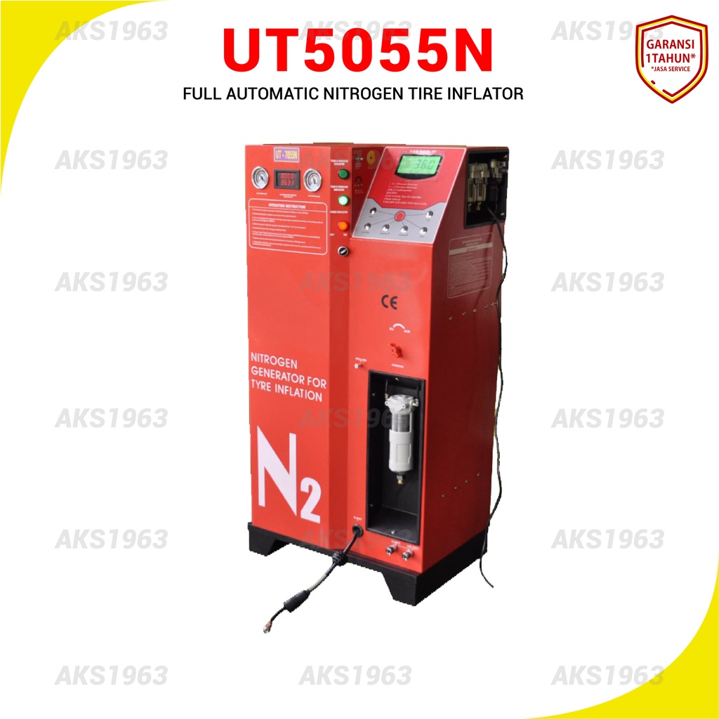 Machine Automatic Dygital Tyre Mesin / Pompa Ban Nitrogen Inflator Gas Nitrogen Generator Mobil dan 