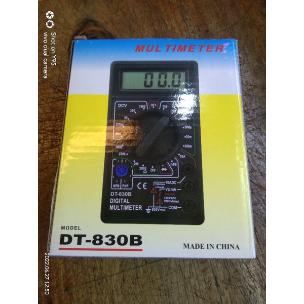 Multimeter Digital DT-830B Alat Pengukur Arus Listrik AC dan DC