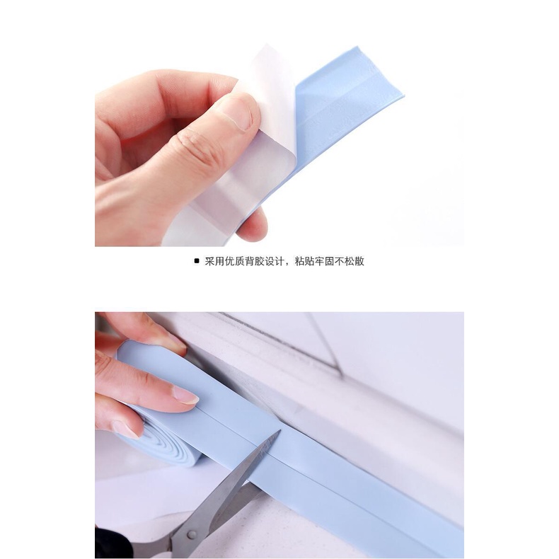 Pretty Tape Perekat Sticker Anti Jamur /Air /Minyak Wastafel Dapur/Kamar Mandi/Tape Penutup Celah