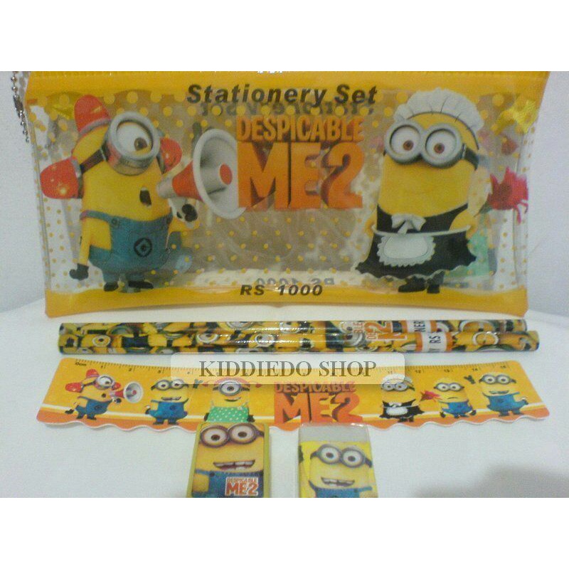 

Stationery Set Minion Yellow