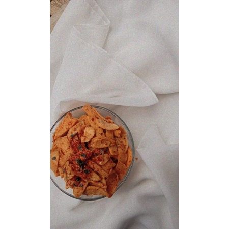 

Basreng Pedas daun jeruk