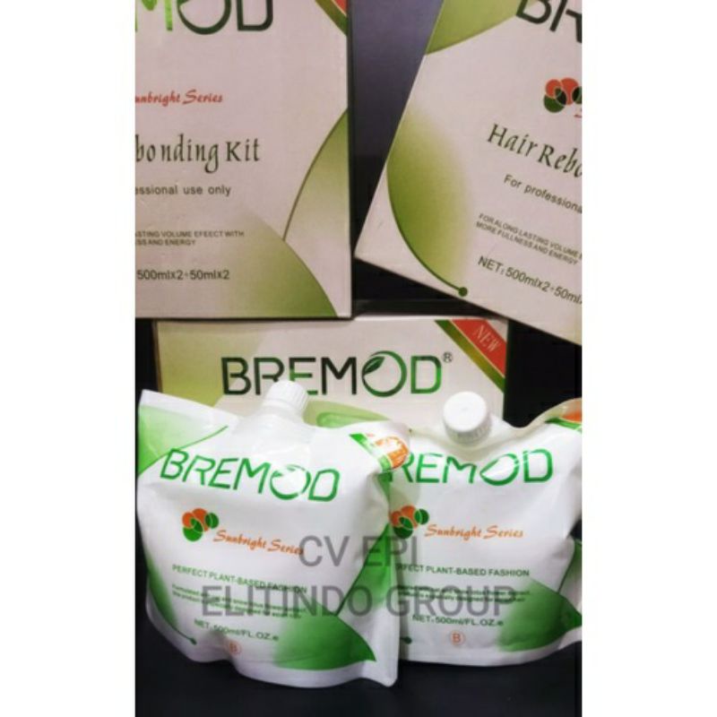 BREMOD KIT SMOOTHING KERATIN/SMOOTHING IMPORT/SMOOTHING UKURAN 500ML/REBONDING KERATIN/REBONDING/OBAT PELURUSAN
