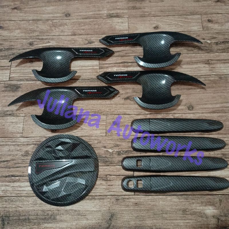 Paket cover outer cover handle tank cover all new Terios carbon