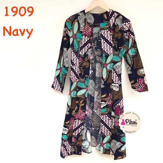 Terbaru Blazer Panjang Batik Modern / Outer Panjang Batik Wanita / Cardigan Ok Sale