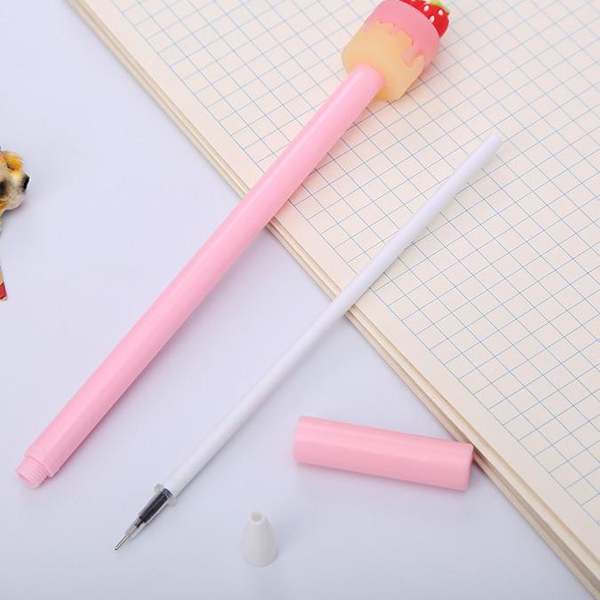

[SHOPEE 12.12] COD 1 LUSIN PULPEN GEL MOTIF CAKE LUCU IMUT / BOLPEN GEL KARAKTER PP175 [03]