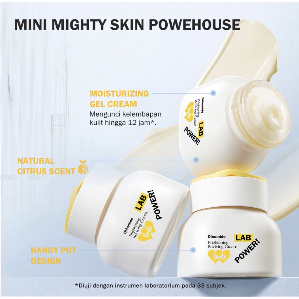 BNB barenbliss Korea Meta-Glow Lab Power! Oléomide Brightening korea Reviving Cream   28 Days Brightening   Pemutih Dan Pencerah