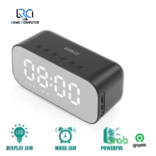 Robot RB560 Alarm Clock Bluetooth Speaker Wireless Garansi 1 Tahun