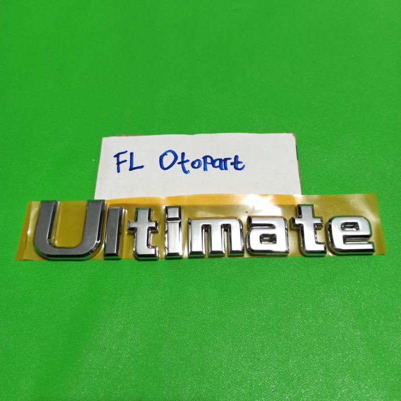EMBLEM BAGASI TULISAN ULTIMATE NISSAN ORIGINAL