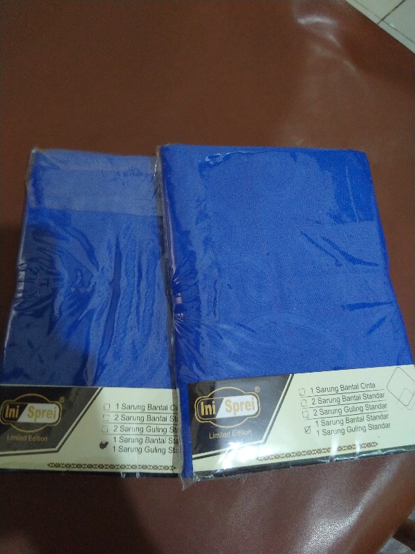 Sarung Bantal Guling Polos - Semua Warna