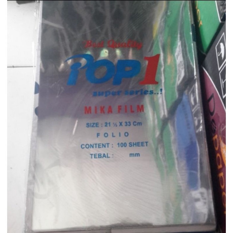 

Cover Mika Jilid Folio F4 Transparan