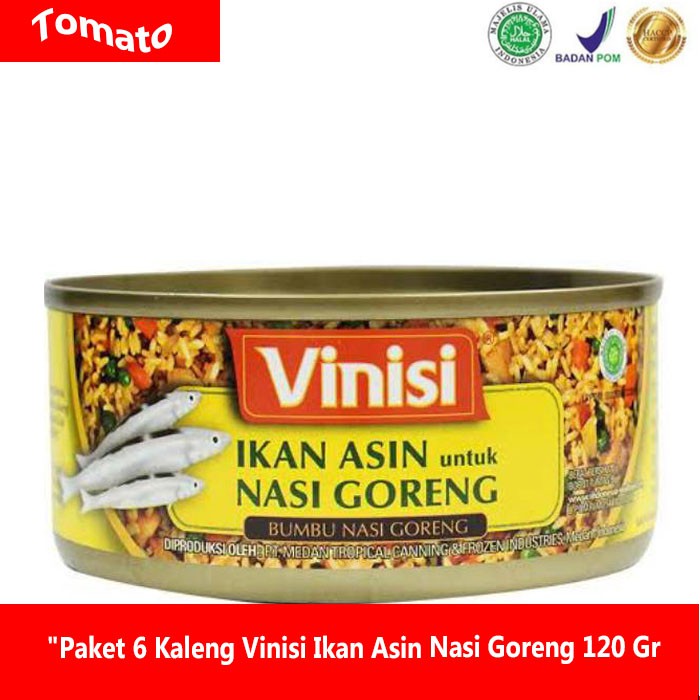 

makanan paket isi 6 ikan asin nasi goreng seafood maknan cepat saji menu sarapan lain