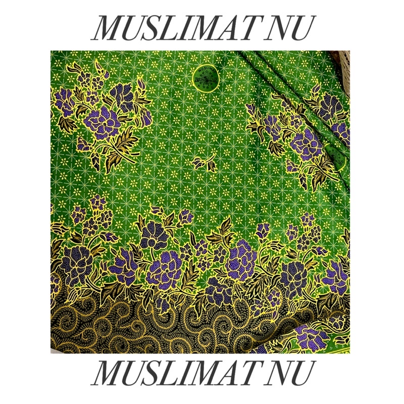 Kain Seragam Batik Muslimat NU pakai Logo dan tanpa Logo Semi Sutra