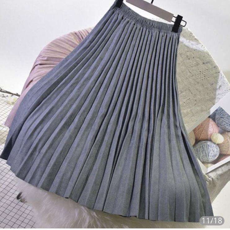 ROK PLISKET ANAK TANGGUNG 10-17 TAHUN / ROK PLISKET PREMIUM / ROK ANAK TANGGUNG/ ROK ANAK PANJANG [M