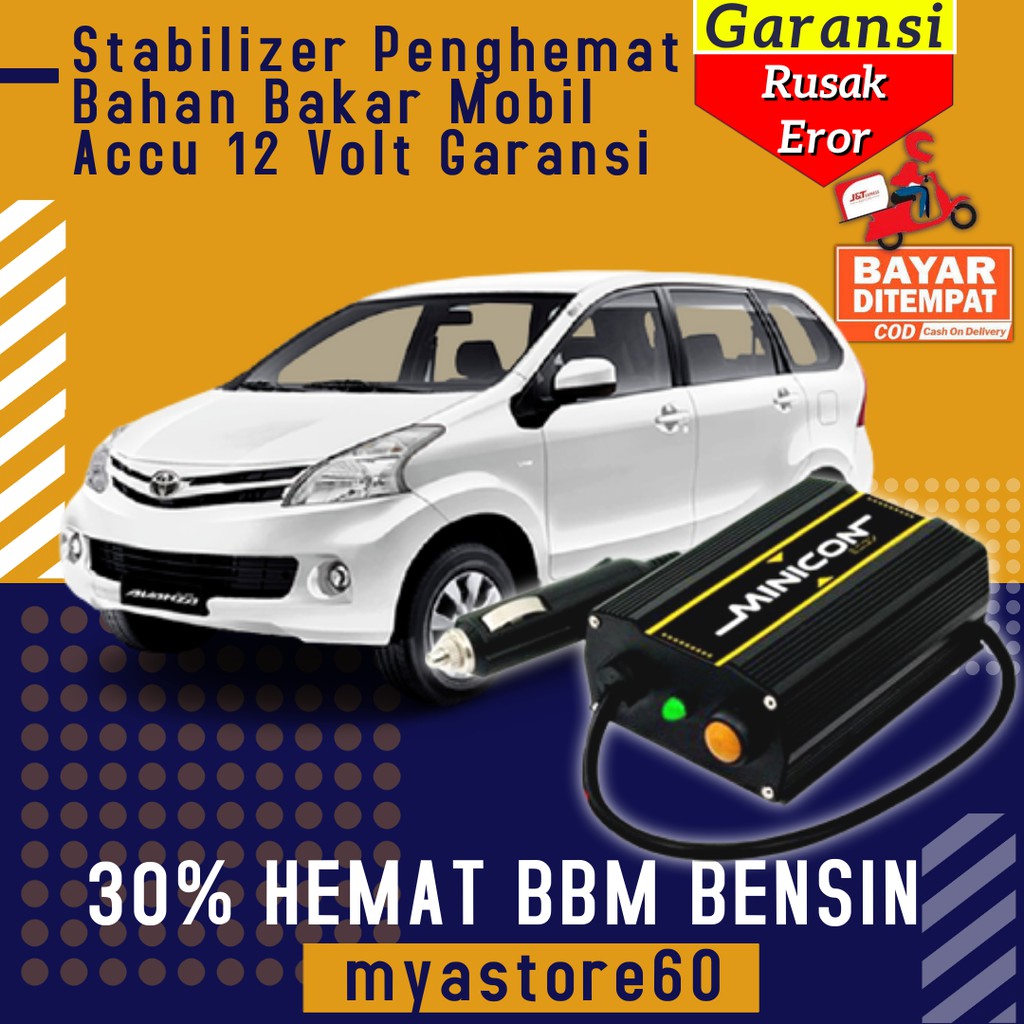 Penghemat Pengirit Bahan Bakar BBM Semua Mobil Universal Accu Acu 12 Volt Garansi 10 T