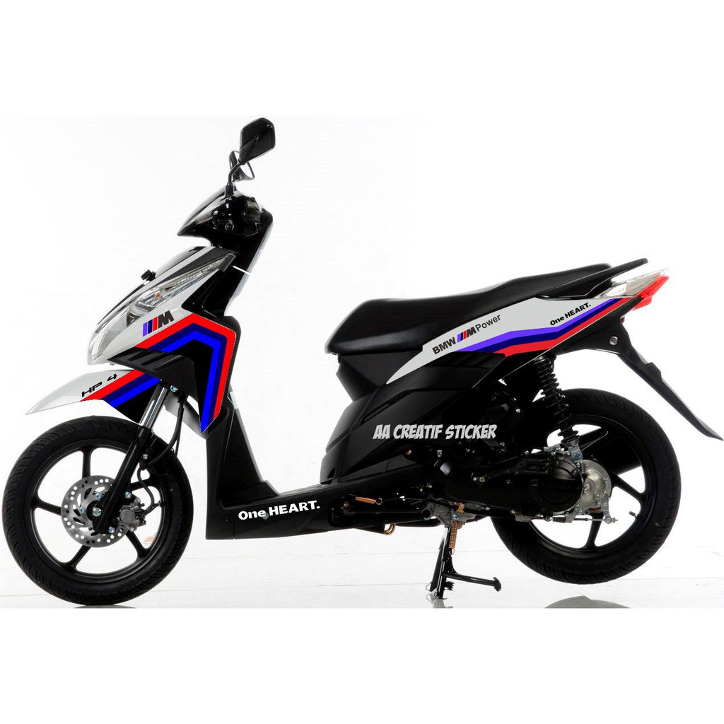 striping honda vario 110 techno livery bmw