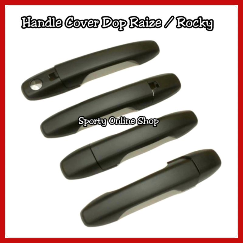 Handle Outer Pintu Raize Rocky Warna Hitam Dop