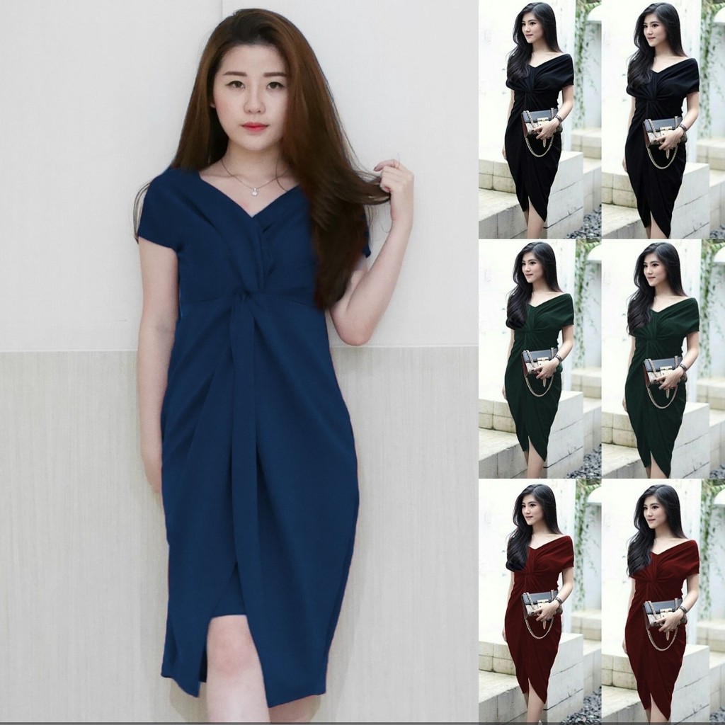 FWG - DRESS NAGITA / MINI DRESS / DRESS TERBARU / DRESS KOREA WANITA / DRESS CASUAL