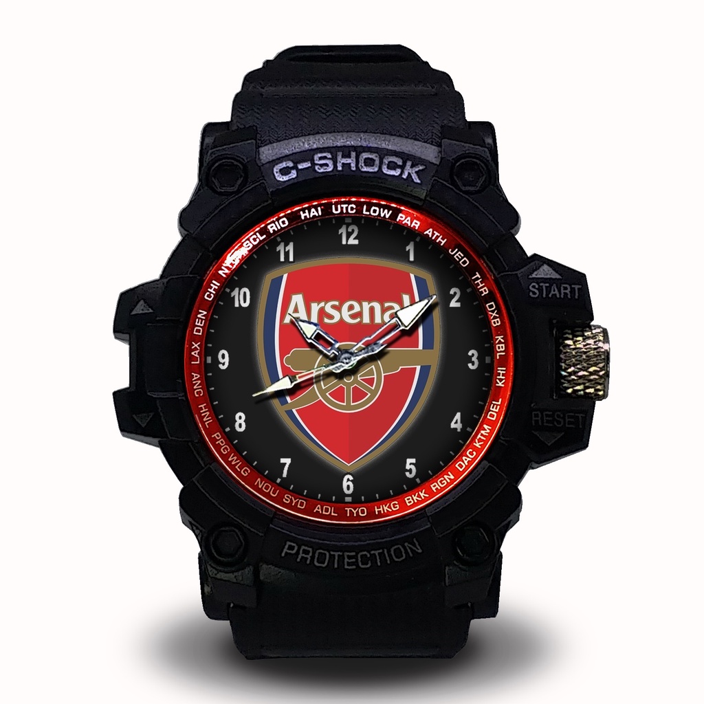 Jam Tangan Arsenal Outdoor Anti Air #Hitam