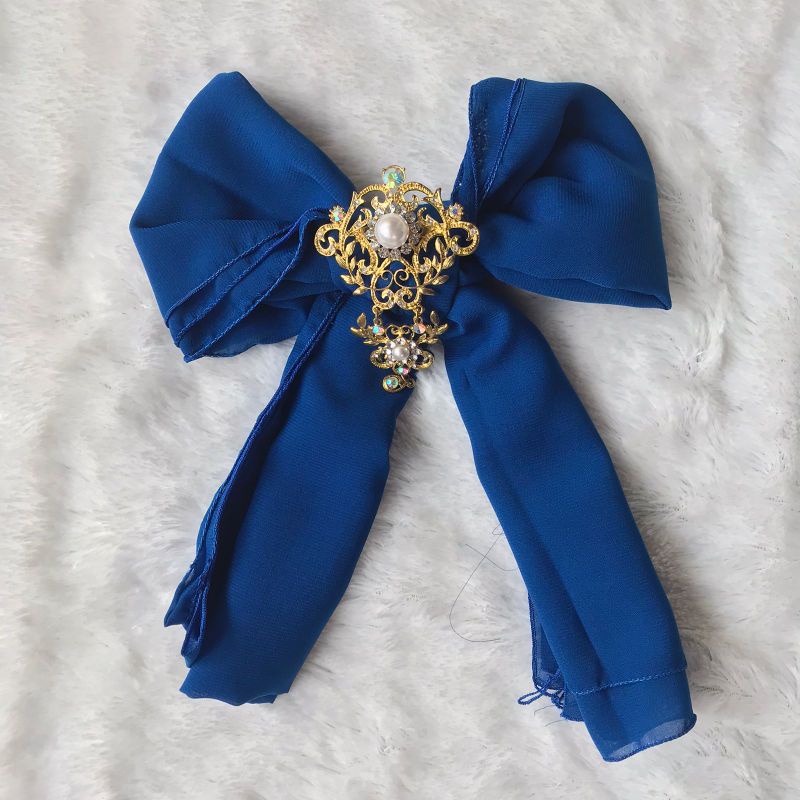 Selendang bali 2,5 meter | selendang sifon murah-Royalblue