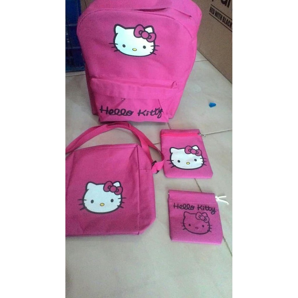 ☚ Tas Ransel Beranak Karakter 4in1 Tas Ransel 4 in 1 Karakter Tas 4in1 ❇