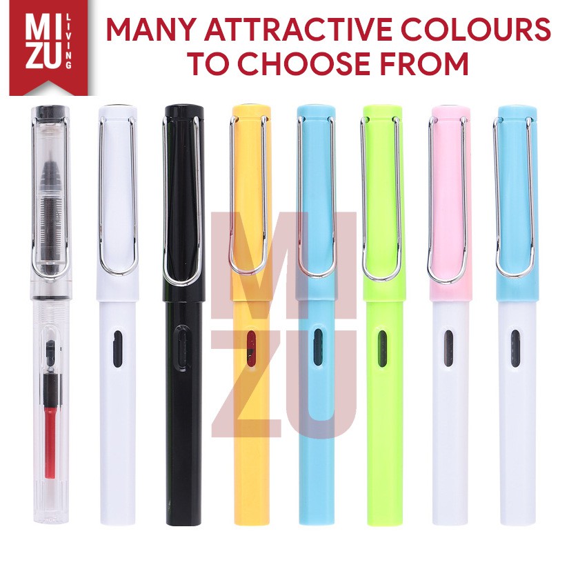 MIZU RORABO Rollerball Pen Hybrid Pen Menggunakan Fountain Pen Ink