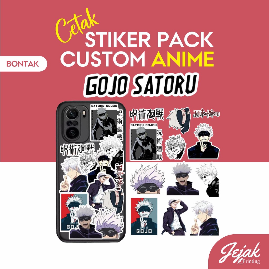 

STIKER JUJUTSU KAISEN / STIKER ANIME / STIKER PACK / STIKER CUSTOM