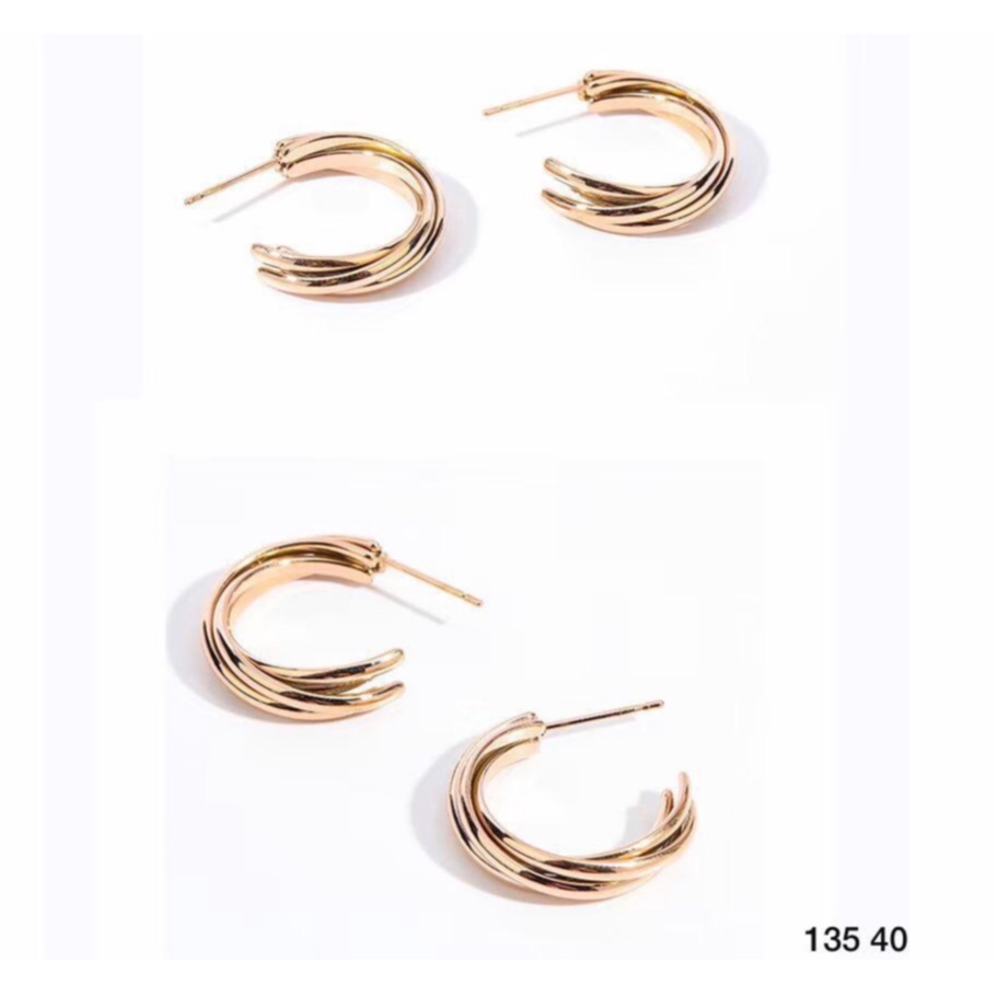 COD! anting titanium anti karat/ anting wanita stud simple import