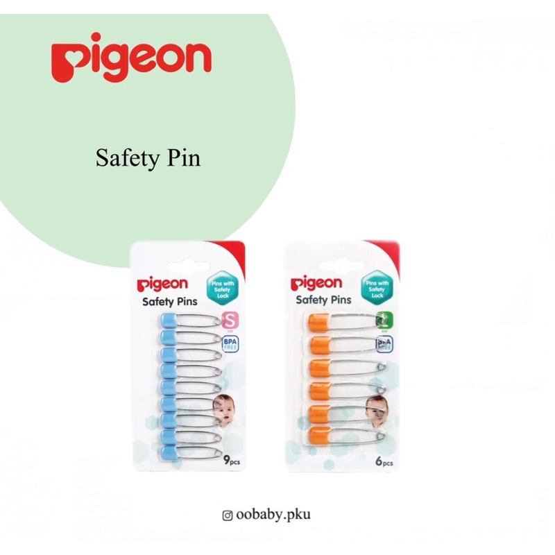 pigeon baby safety pin