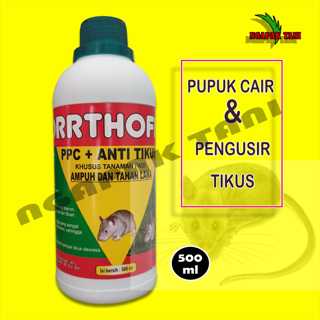 PUPUK CAIR ORRTHOFIN 500ML ANTI TIKUS & MENAMBAH BOBOT PADI