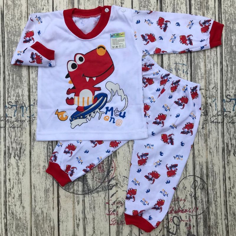 Setelan Bayi Piyama Bqyi Oblong Bayi 6-12 Bulan ASYAM BABY WEAR