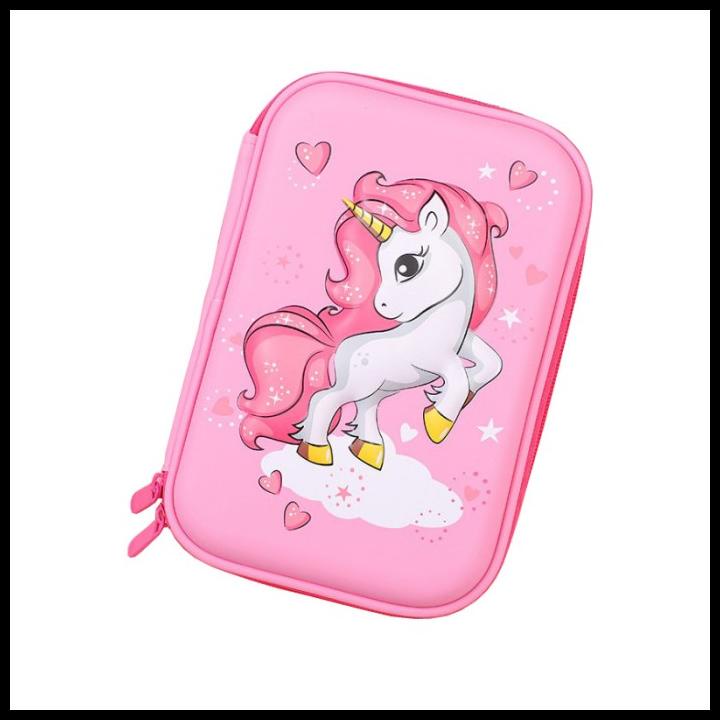 

Vanila | Kotak Pensil Unicorn Tempat Pensil Smiggle Unicorn Kado Anak - Berdiri S Pink