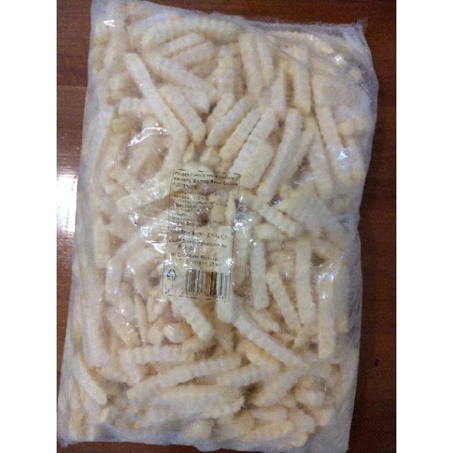

Kentang Goreng ( French Fries) KERITING/Crinkle Cut 2.5 kg
