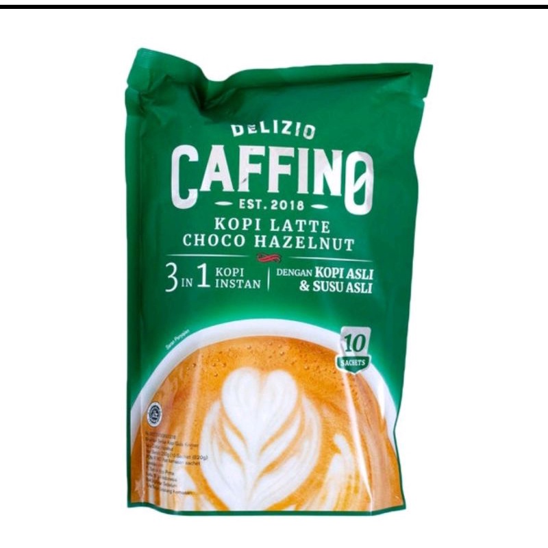 Caffino Kopi Latte Choco HAZELNUT Delizio Caffino Murah Kopi Cafino late