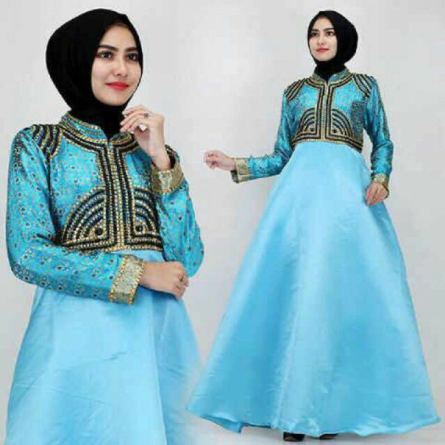 Maxi dian pelangi / maxi satin velvet / maxi pesta terbaru