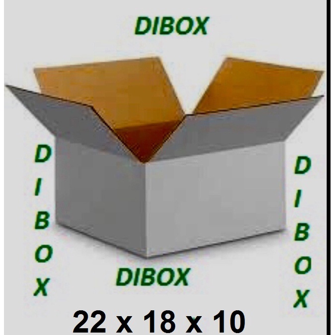 

KARDUS/BOX KARTON WHITE KRAFT POLOS UKURAN 22 X 18 X 10 CM SINGLE WALL