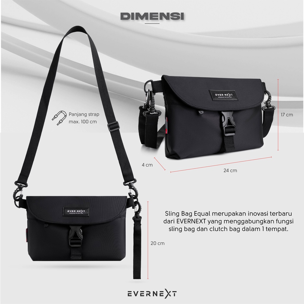 Sling Pouch Clutch Bag Tas Tangan Pegang Pria Cowok Selempang Slempang Simpel Tas Tangan Kecil Kondangan Slempang Selempang Pria Cowok Waterproof Anti Air Keren Murah