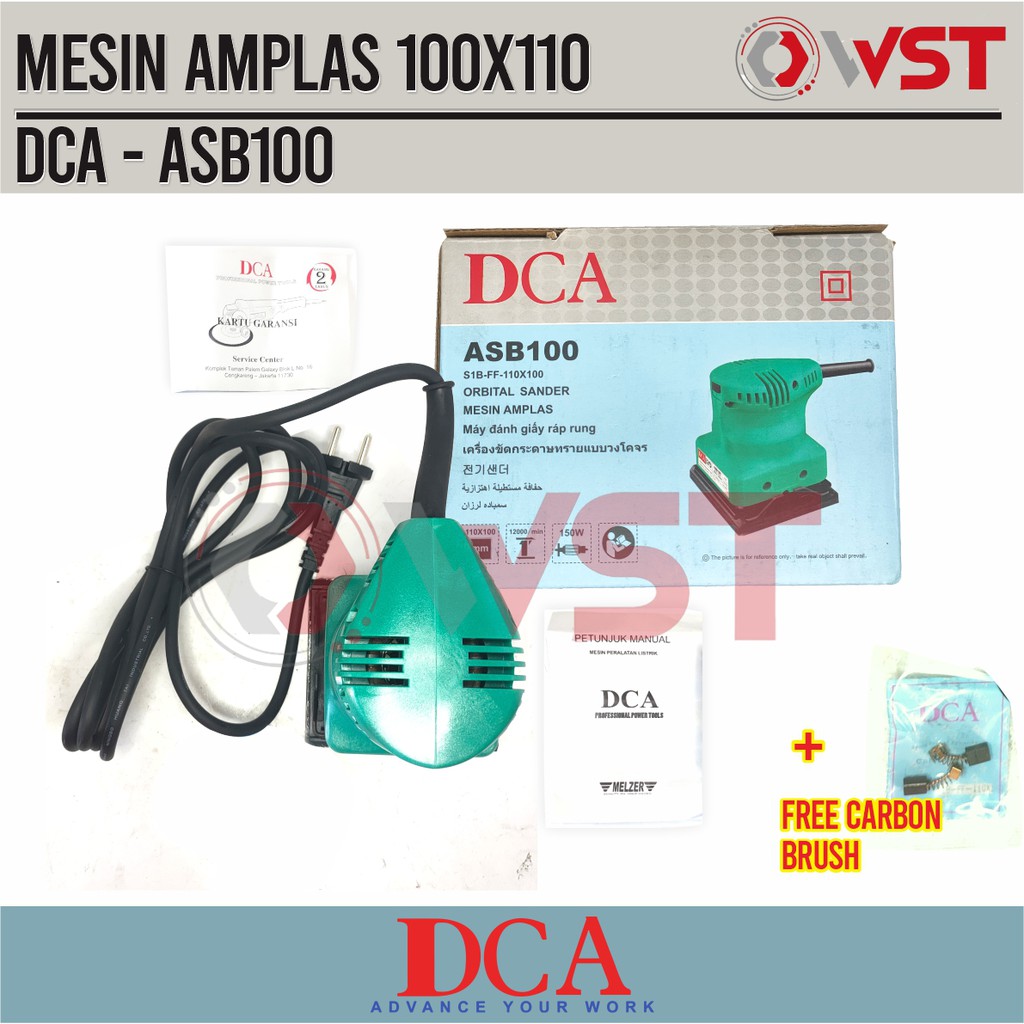 Mesin Amplas DCA Orbital Sander ASB100