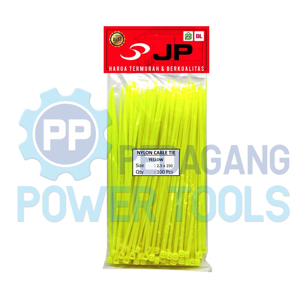 KABEL TIES 2.5 x 150 MM KUNING - PENGIKAT KABEL TIS - CABLE TIE 100 PC