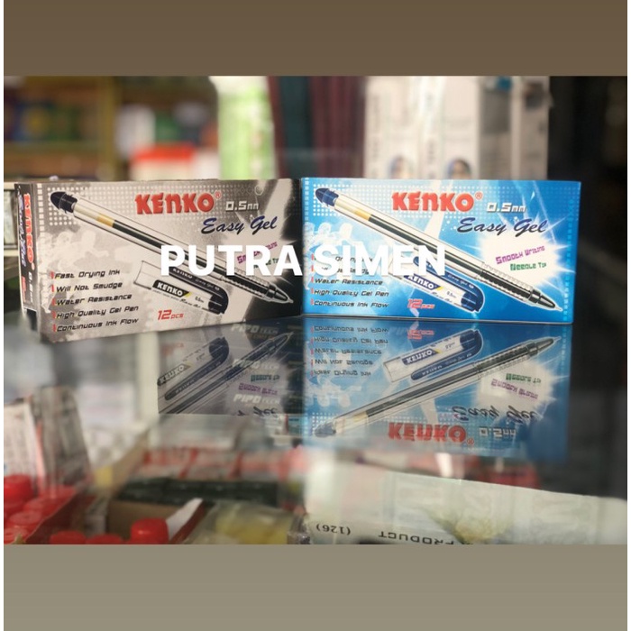 

Gilaa!!! Pulpen Kenko Easy Gel 0,5Mm [Pack] Murah