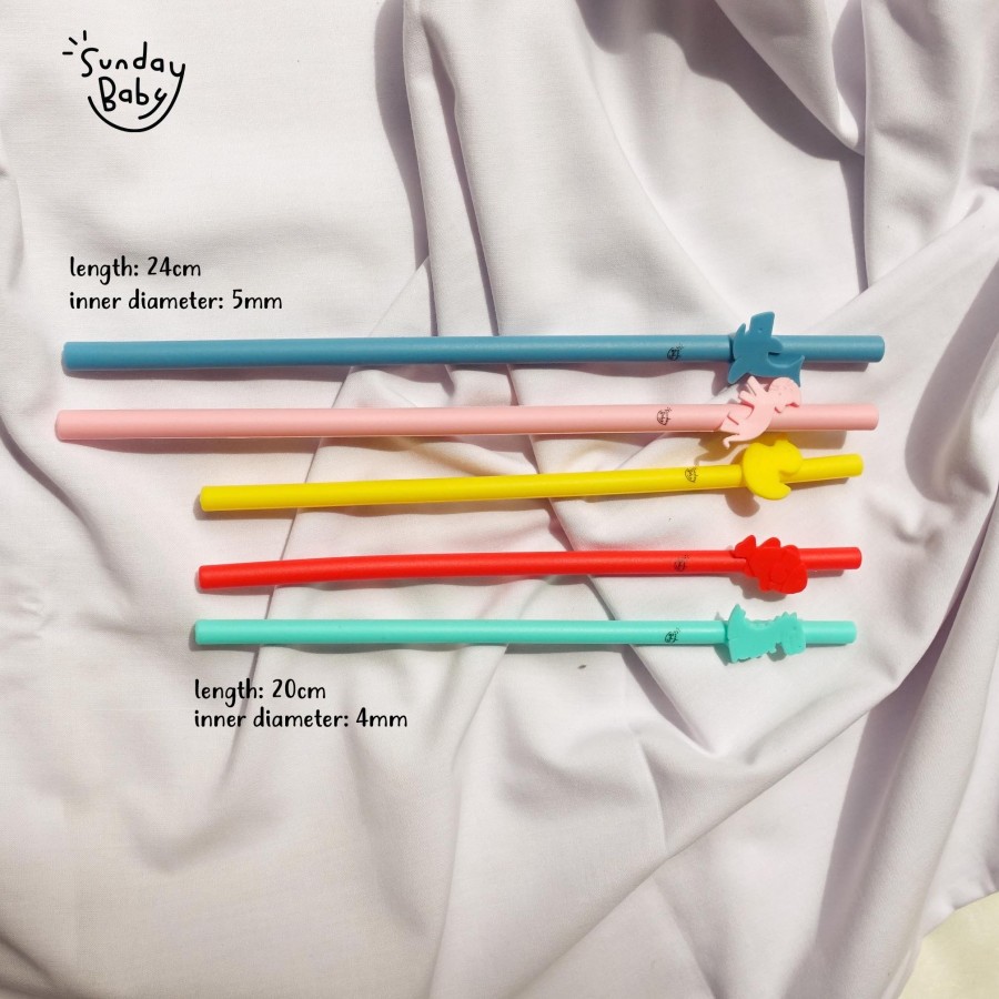 Sunday Baby Silly Straws | Sedotan Silikon