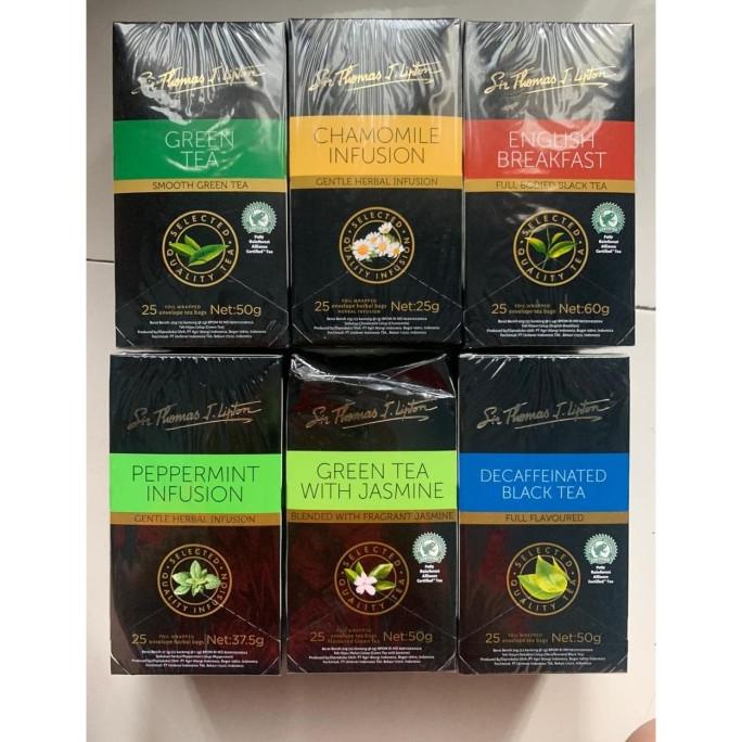 

[[COD]] Teh Celup Sir Thomas Lipton Tea Chamomile Infusion - Isi 25 Sachet
