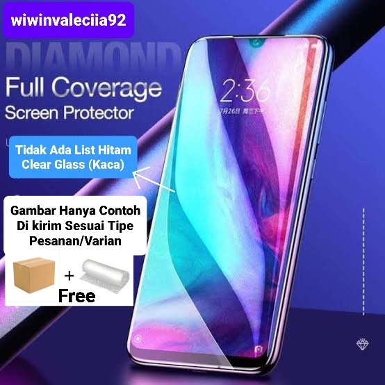 ( Anti-Crash / Scratch ) Tempered Glass No LIST Clear VIVO V3 V5 V5s V5+ V5Lite V7 V7+ Y55 Y55s Y65 